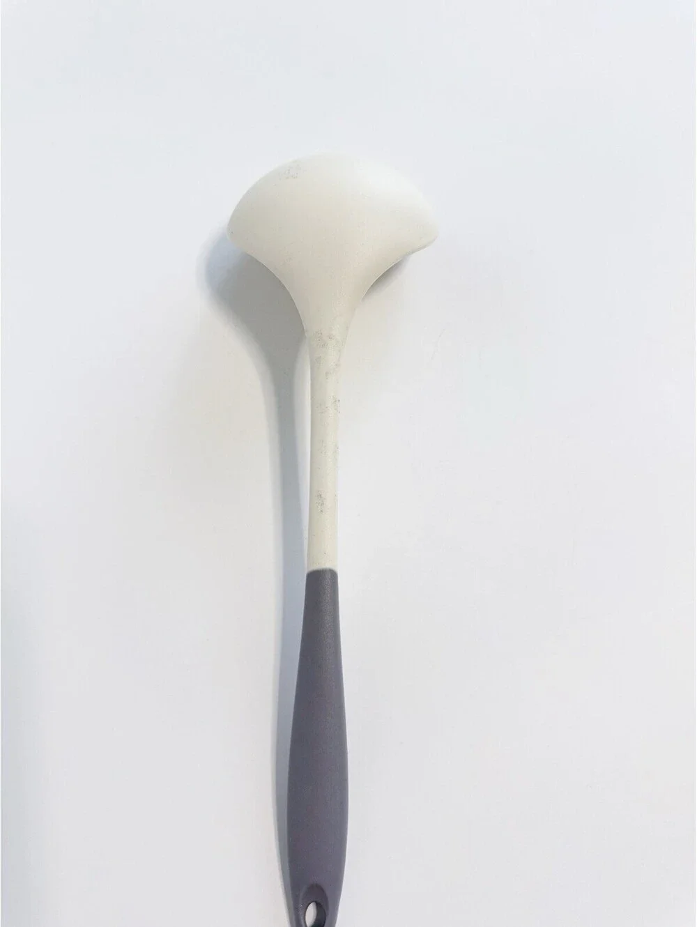 Silicone Kitchen Utensil Set 3 Pc Spoon Spatula Slotted Heat Resistant Gray